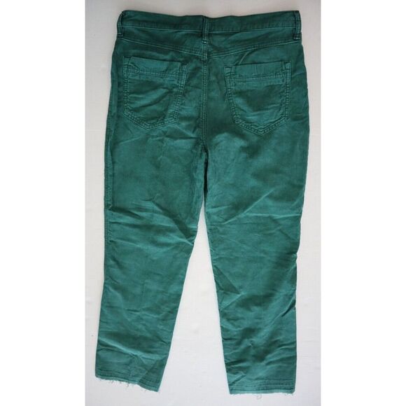 Free People OB1026017 WMN Sz 30 Holiday Pine Aces Straight Leg Corduroy Pant - Picture 2 of 10